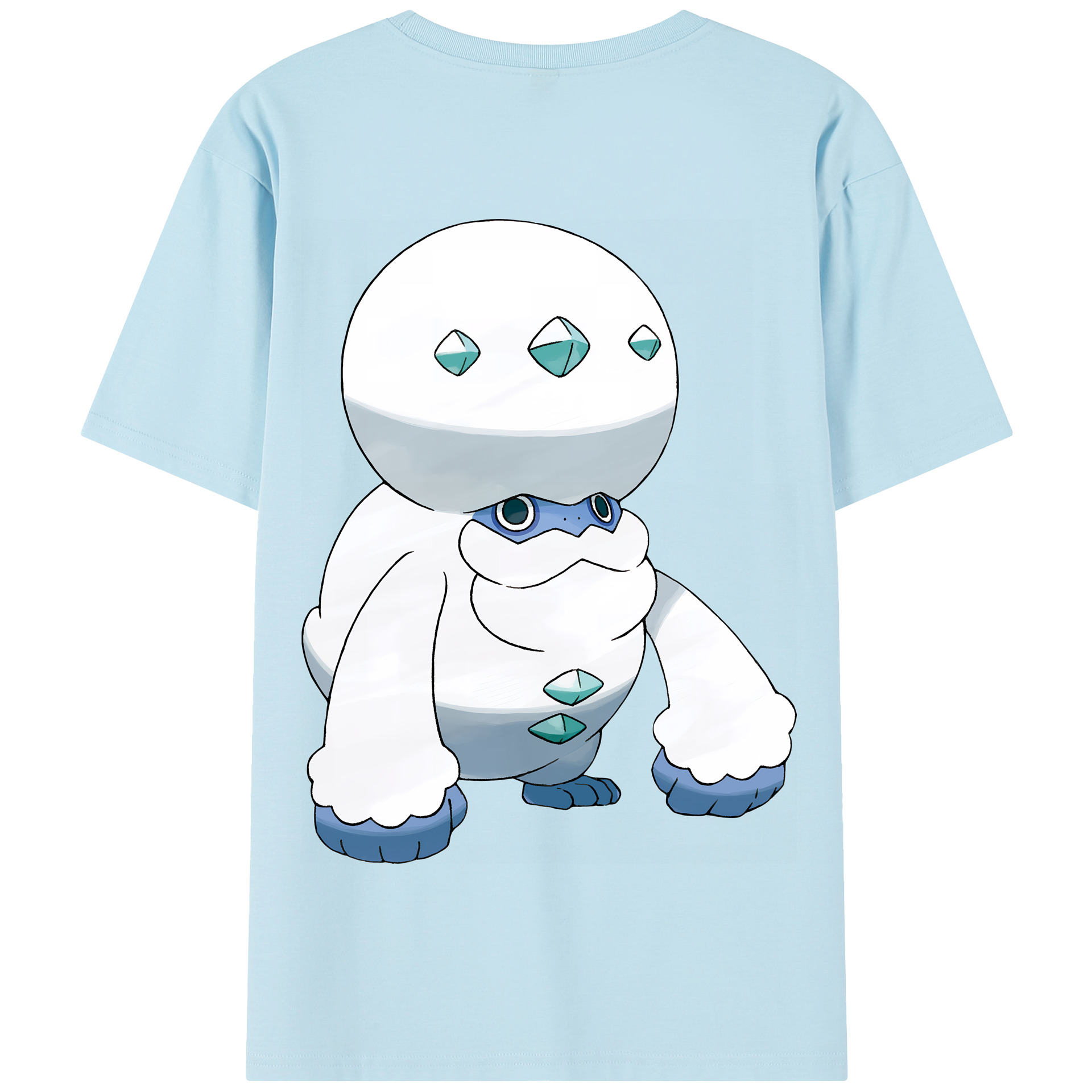 （画像用） ポケットモンスター Pokémon 綿100％半袖Tシャツ（背面プリント）